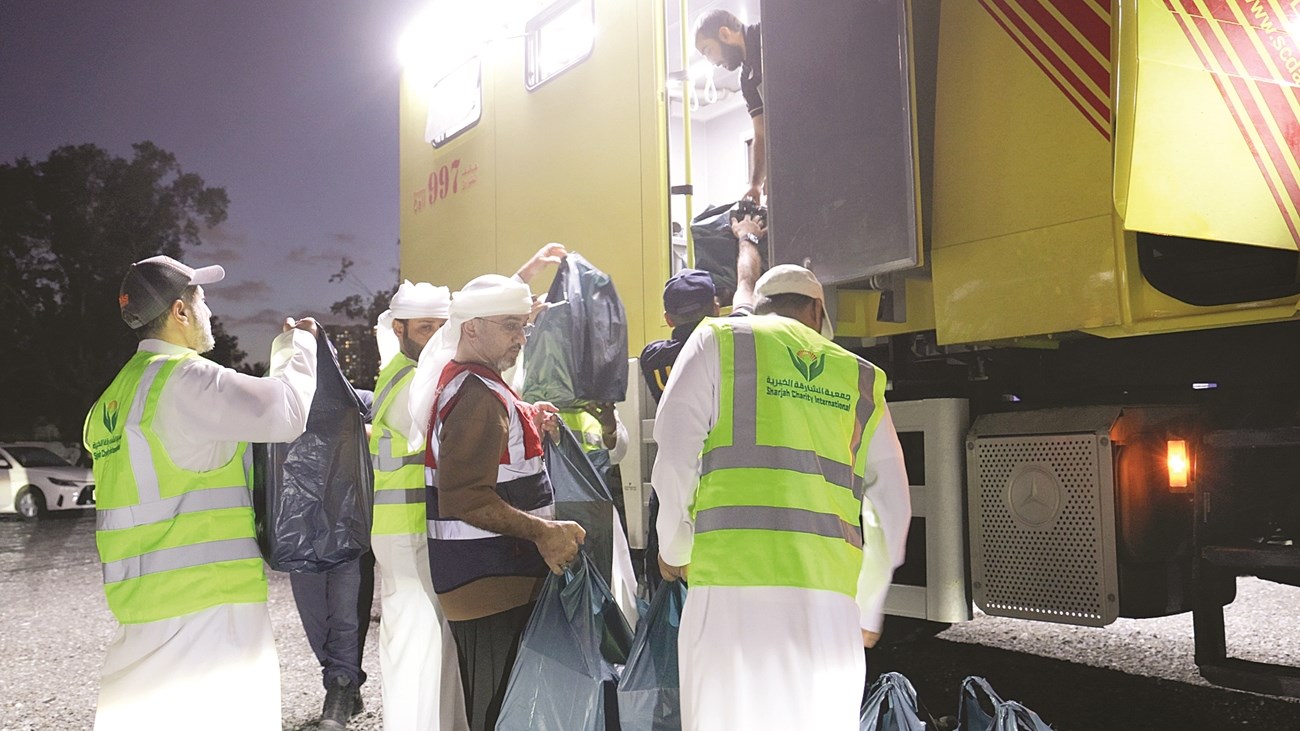 خيرية الشارقة تُسارع لإغاثة متضرري الأمطار وتفعّل خطط الطوارئ بكفاءة