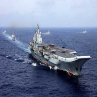 حاملة الطائرات الصينية تقود تدريبات بالذخيرة الحية في بحر الصين الشرقي
