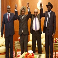 رئيس جنوب السودان والمعارضة المسلحة يوقعان اتفاق سلام بالخرطوم