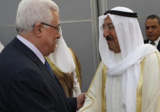 أمير الكويت والرئيس الفلسطينى يبحثان دعم مسيرة العمل العربى المشترك