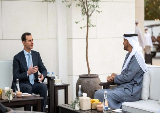 بشار الأسد: نتطلع إلى تعزيز العلاقات مع الإمارات