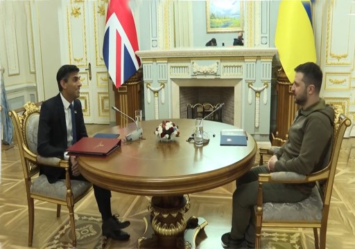 زيلينسكي يلتقي رئيس الوزراء البريطاني في كييف