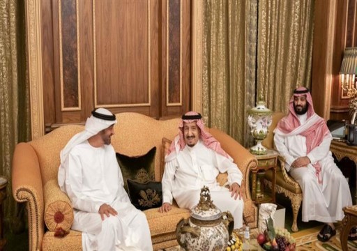 محمد بن زايد يبحث العلاقات الثنائية مع سلمان في الرياض