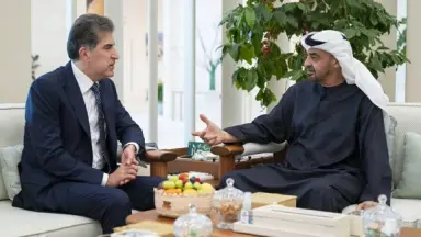 رئيس الدولة ورئيس كردستان العراق يبحثان التعاون والتطورات الإقليمية