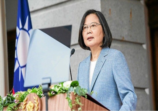 استقالة رئيسة تايوان من رئاسة الحزب الحاكم