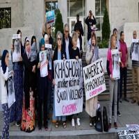 أمريكيون يتظاهرون احتجاجاً على اختفاء خاشقجي