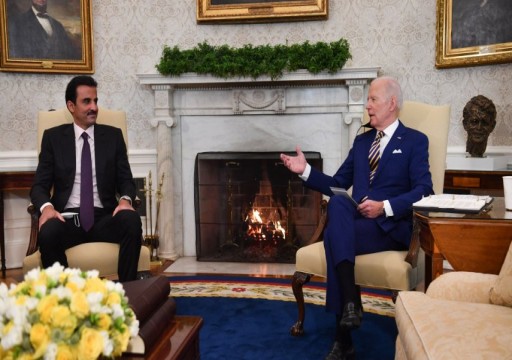 أمير قطر وبايدن يبحثان آخر تطورات الأوضاع في غزة