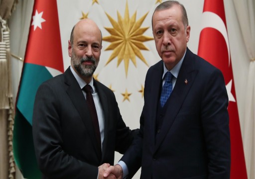 أردوغان يستقبل رئيس الوزراء الأردني