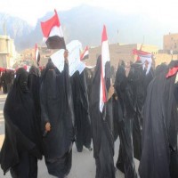 مظاهرة نسائية في سقطرى مناهضة للإمارات ومؤكدة على يمنية الجزيرة