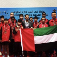 الإمارات تحصد 5 ميداليات في «طاولة غرب آسيا»
