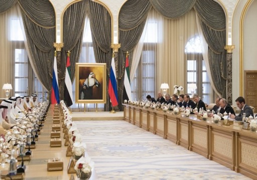 اتفاق "إماراتي- روسي" على تنفيذ مشاريع استثمارية مشتركة