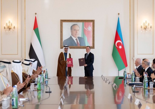 الإمارات وأذربيجان تتبادلان عدداً من اتفاقيات التعاون