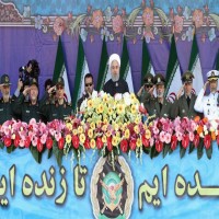 الرئيس الإيراني زاعما: قوة جيشنا لا تمثل تهديدا للدول المجاورة