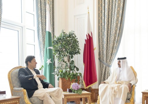 أمير قطر ورئيس وزراء باكستان يبحثان علاقات التعاون