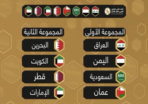 قرعة خليجي25.. منتخبنا الوطني في المجموعة الثانية مع البحرين وقطر والكويت
