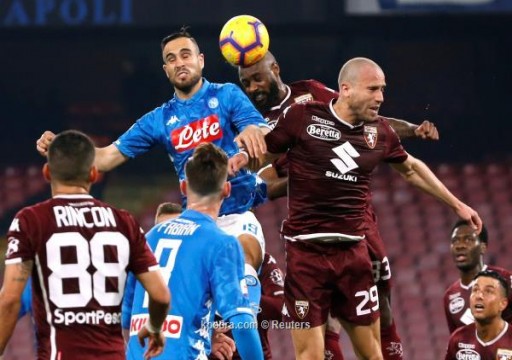 الدوري الإيطالي: نابولي يسقط في فخ التعادل وفوز صعب للانتر