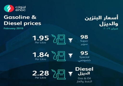 انخفاض طفيف في أسعار الوقود بالدولة لشهر فبراير المقبل