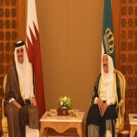 أمير الكويت يتسلم رسالة من الشيخ تميم حول مستجدات المنطقة