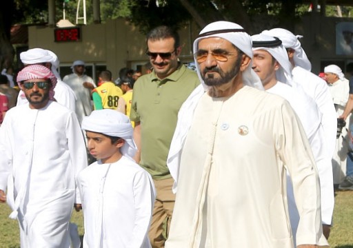 محمد بن راشد يشهد كأس اليوم الوطني للقدرة