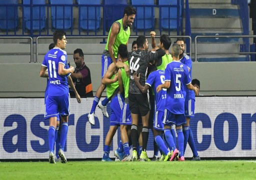 شباب الأهلي دبي يتلقى أول هزيمة في الدوري من مضيفه النصر