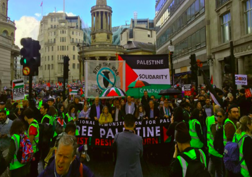 مسيرة ضخمة في لندن إحياء لذكرى النكبة الفلسطينية