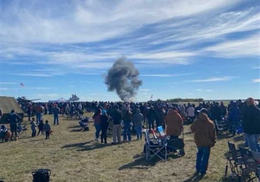 تحطم طائرتين مقاتلتين في معرض جوي بمدينة تكساس الأمريكية
