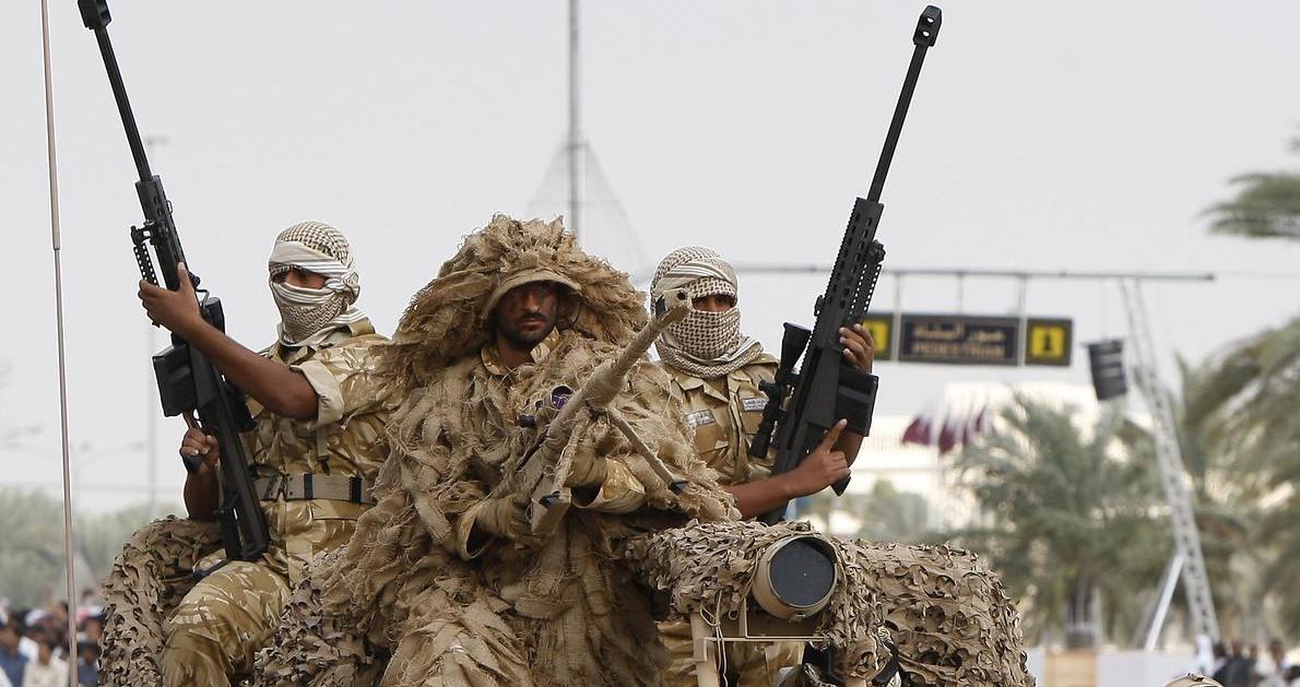 قطر تعلن تنفيذ تدريبات عسكرية على ارتفاع 4 آلاف قدم