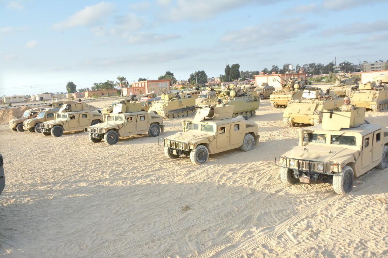 الجيش المصري يبدأ عملية عسكرية شاملة في سيناء