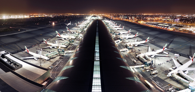 أول  مقطع فيديو بزاوية 360 درجة بدقة 8K على " يوتيوب " لمطار دبي