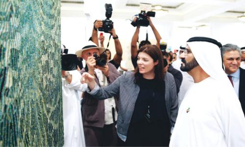 محمد بن راشد: الفن يعكس ثقافة الشعوب وحضارتها