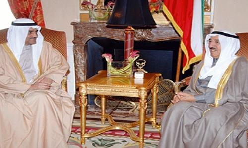 حاكم الفجيرة يلتقي أمير دولة الكويت