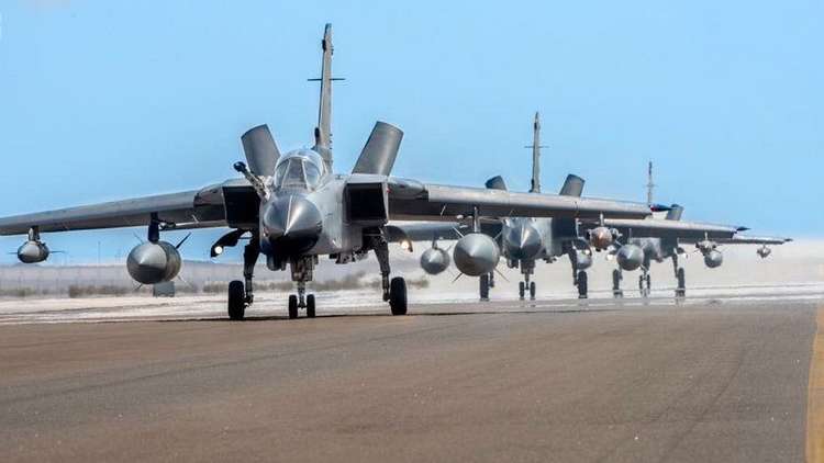 طائرات سعودية تصل الإمارات للمشاركة في تمرين مركز الحرب الجوي الصاروخي