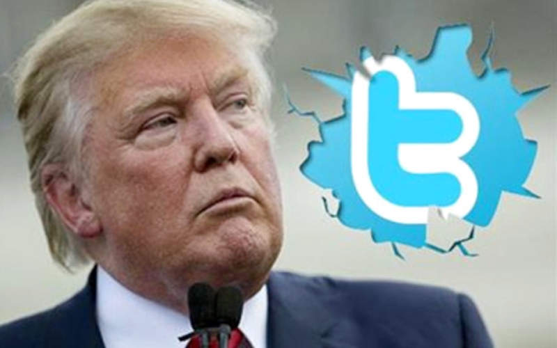 «تويتر» يقرر إغلاق حساب ترامب لخطابه العنصري