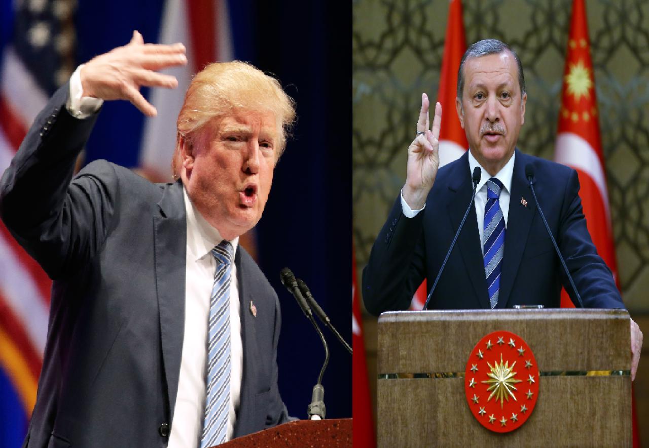 باتصال أجراه ترامب.. يبحث مع أردوغان المنطقة الآمنة في سوريا