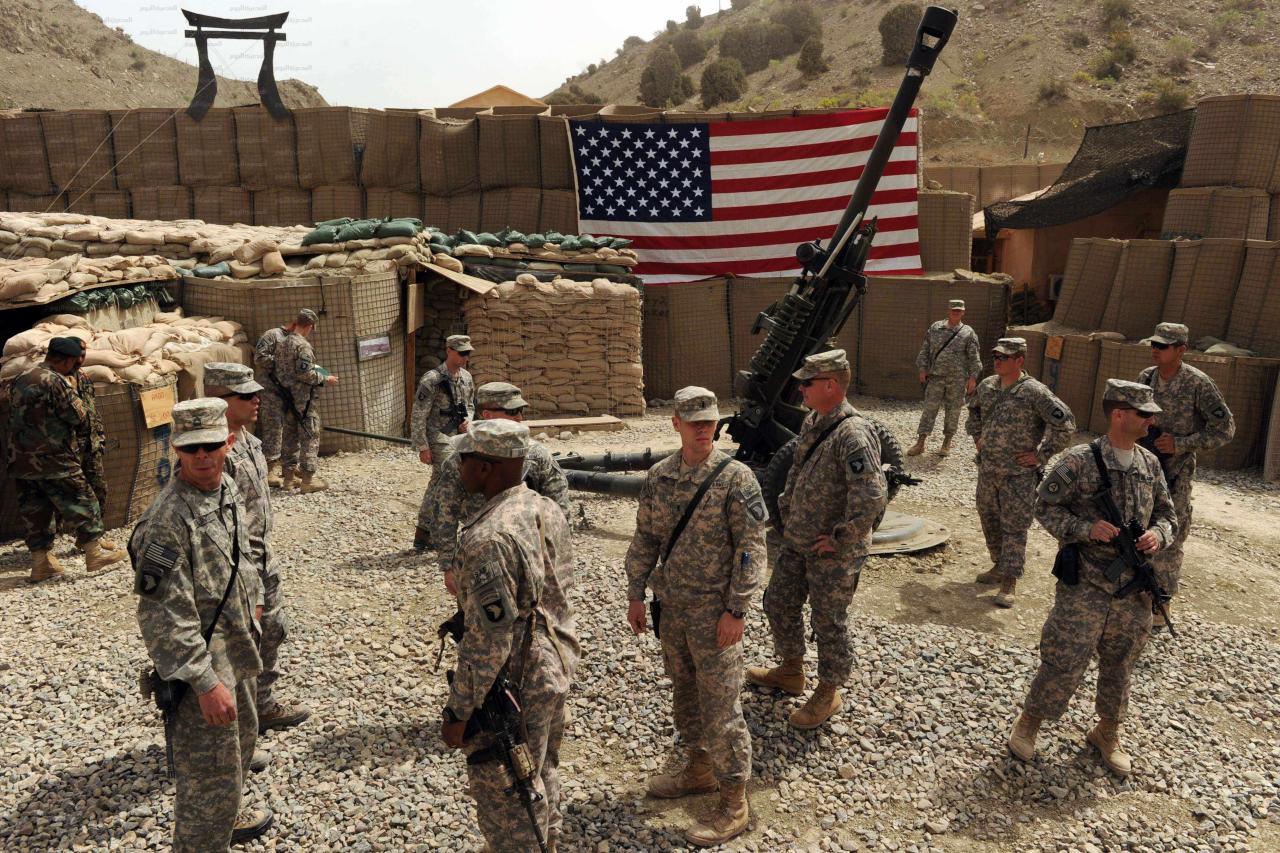 الجيش الأمريكي ينشئ قاعدة عسكرية شمالي الموصل