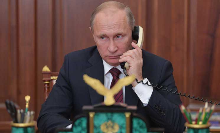 روسيا: اتصالات مجهولة من الخارج تهدد باستهداف الرئيس بوتين
