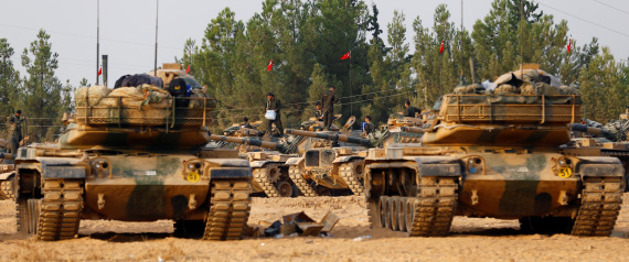 انتشار عسكري تركي بالقرب من مناطق الأكراد الانفصاليين غرب سوريا