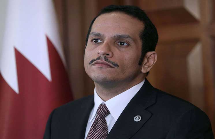 وزير خارجية قطر يشيد بموقف الهند “الحيادي” من الأزمة الخليجية