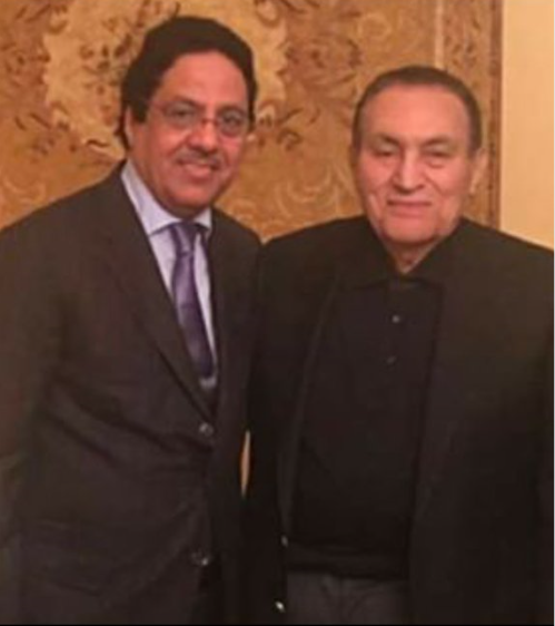 المخلوع "مبارك" يستقبل نائب رئيس البرلمان الكويتي في بيته بمصر الجديدة
