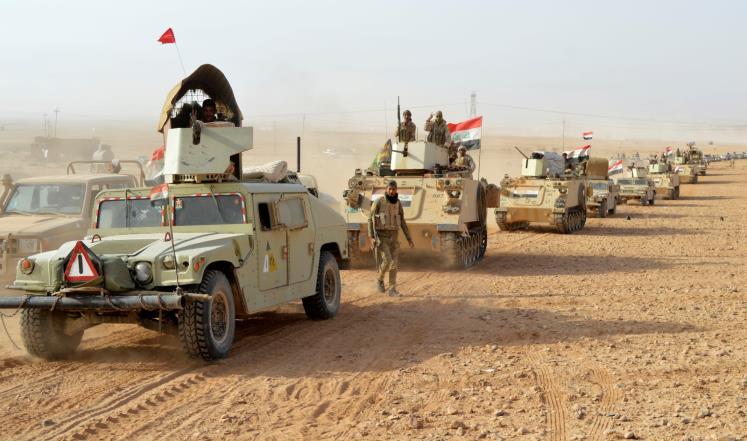 القوات العراقيه تلاحق تنظيم داعش بالأنبار وتعتقل العشرات