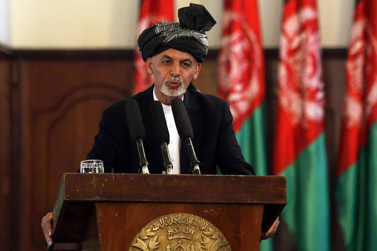 الرئيس الأفغاني يلمح لإمكانية الحوار مع حركة طالبان