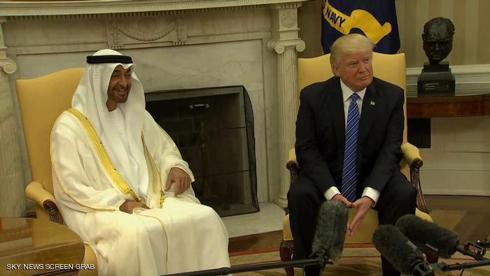 ترامب يهاتف محمد بن زايد ويؤكد أهمية وحدة الخليج