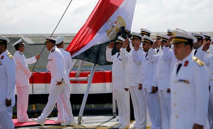 الجيش المصري يعلن انطلاق تدريب بحري مشترك مع فرنسا