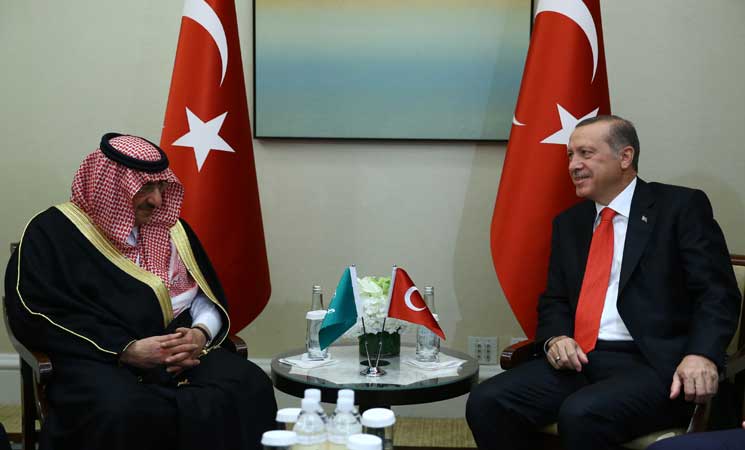 أردوغان يلتقي ولي العهد السعودي في نيويورك