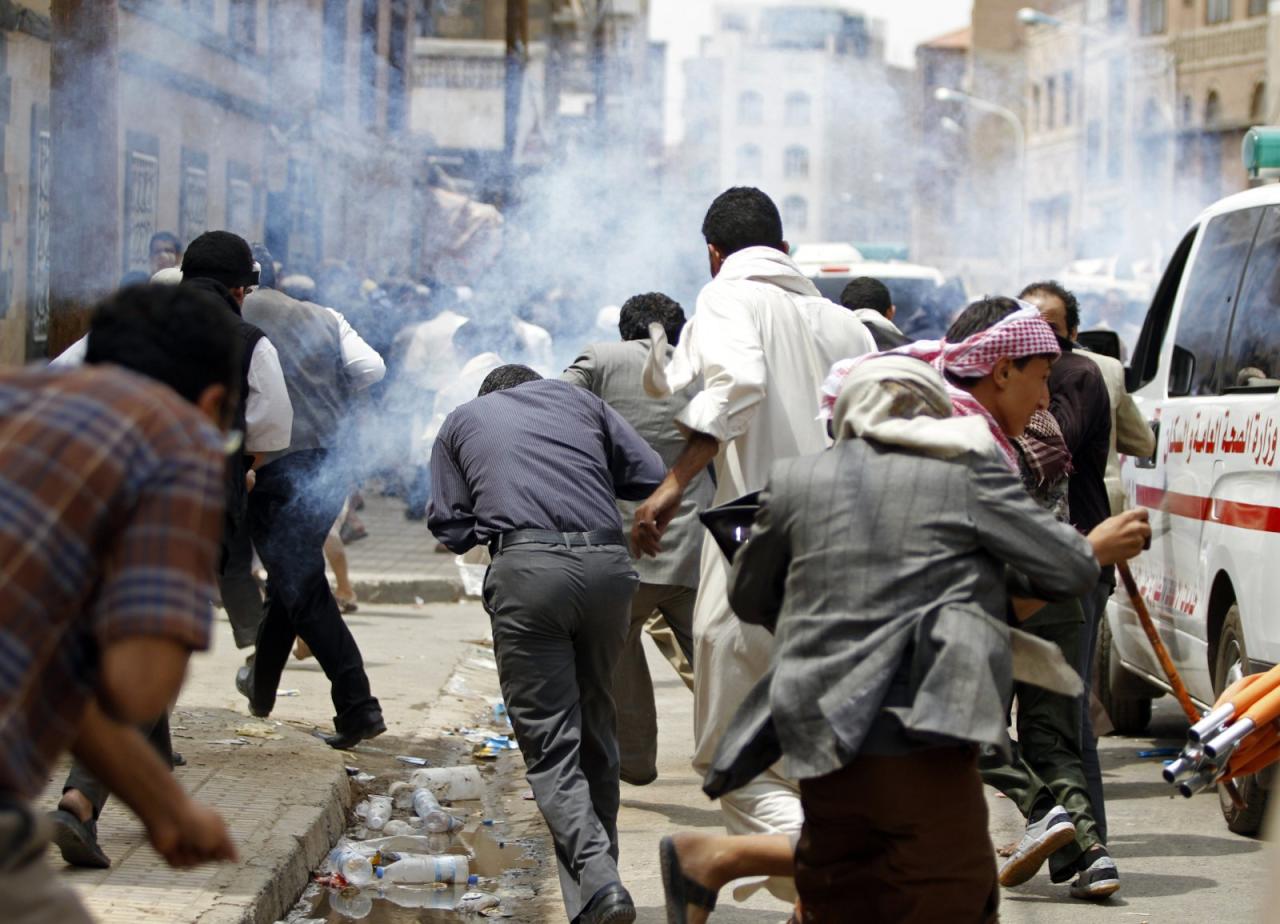 مقتل 11 مسلحا "حوثيا" في قصف وانفجار عبوة ناسفة بتعز اليمنية