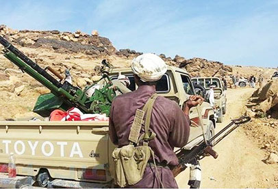 المقاومة الشعبية تسيطر على موقعين للحوثيين وقوات صالح في الجوف