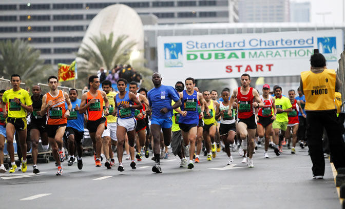30 ألف رياضي يشاركون بماراثون دبي في 20 يناير