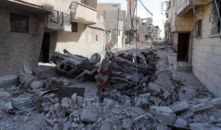 مقتل 45 مدنيا في غارة للتحالف الأمريكي على الرقة السورية