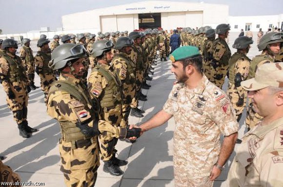 الجيش المصري يستمر بتدريباته مع قواتنا المسلحة رغم انتهائها مع البحرين