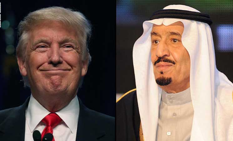 ملك السعودية يتصل بترامب مرحبا باستراتيجية الأخير إزاء إيران